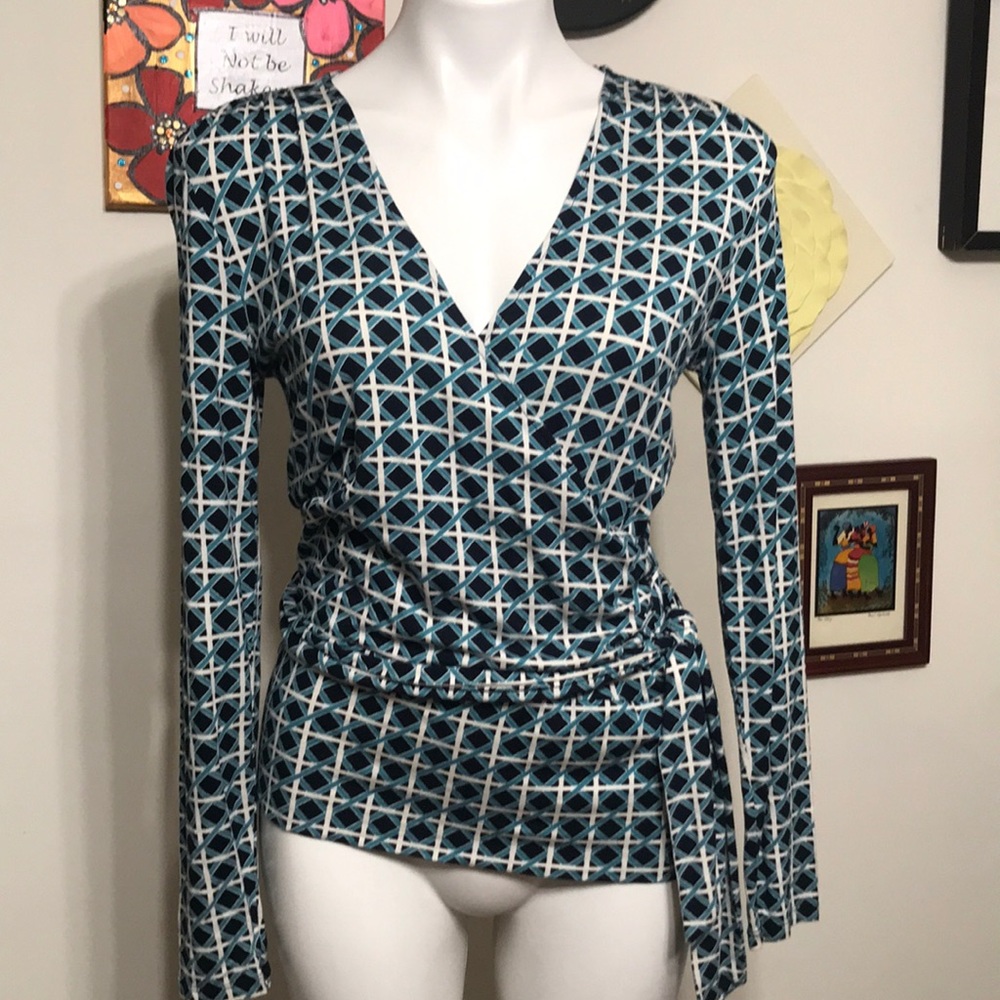 Ann Taylor blouse with belt (S)